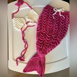 Crochet Mermaid Coatume / Outfit for Baby